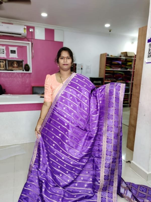 Pure raw mango silk sarees