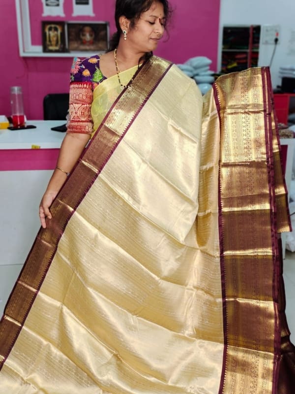 soft banarasi silk saree with blouse