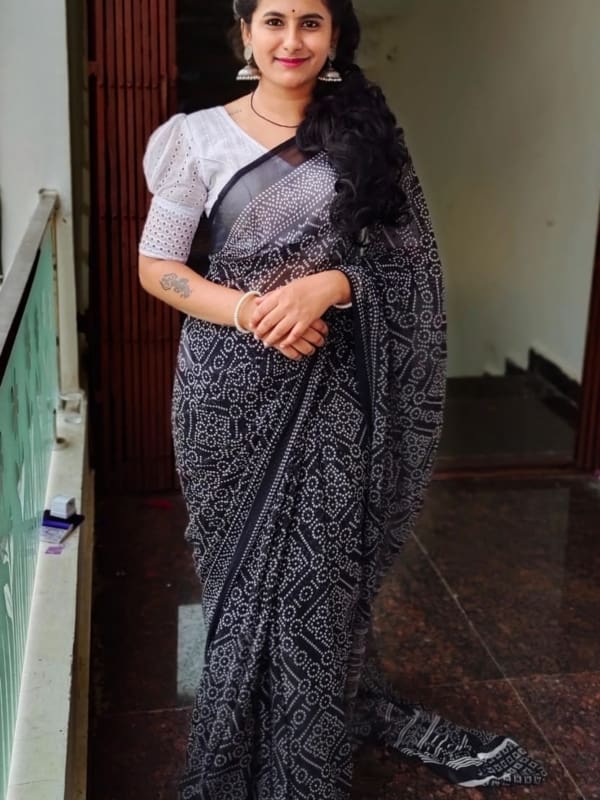 Shiffon Georgette saree