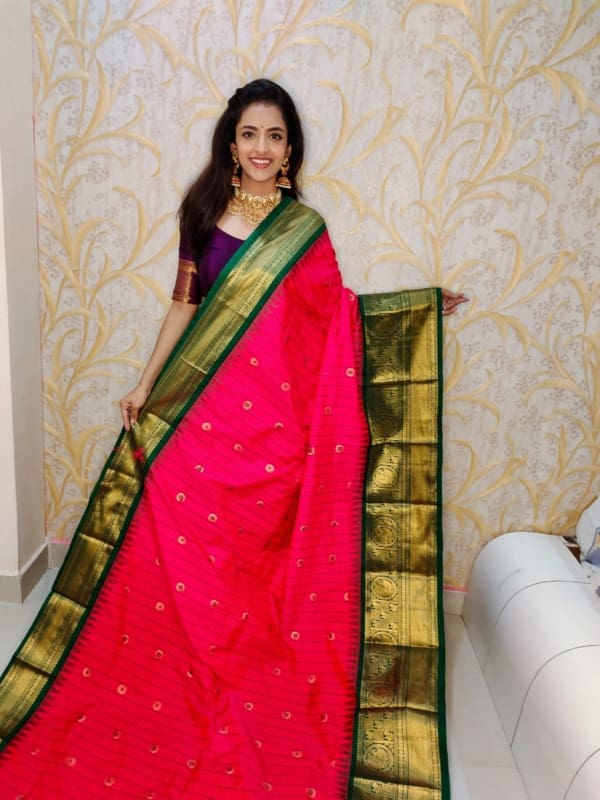 Diwali offer gadwal silk sarees