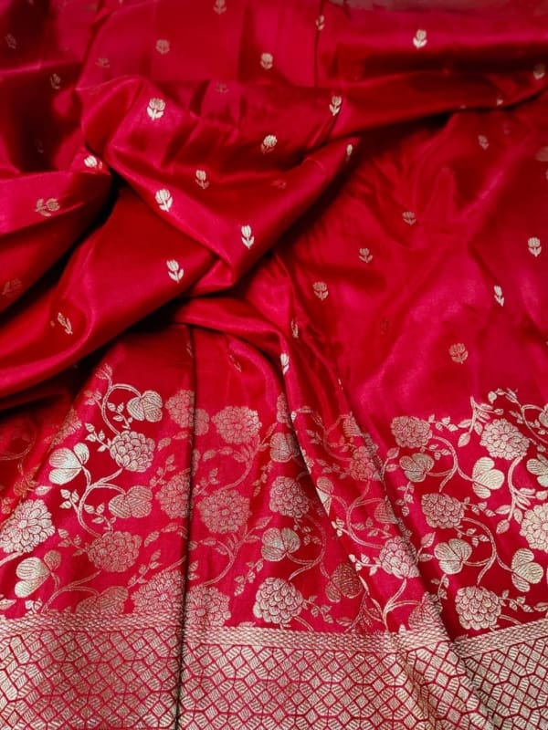 Satin rawmango silk sarees