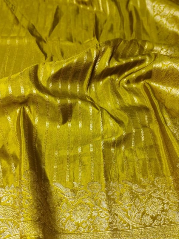 Raw mango silk saree