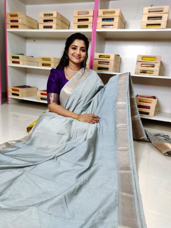 Binni crep silk saree