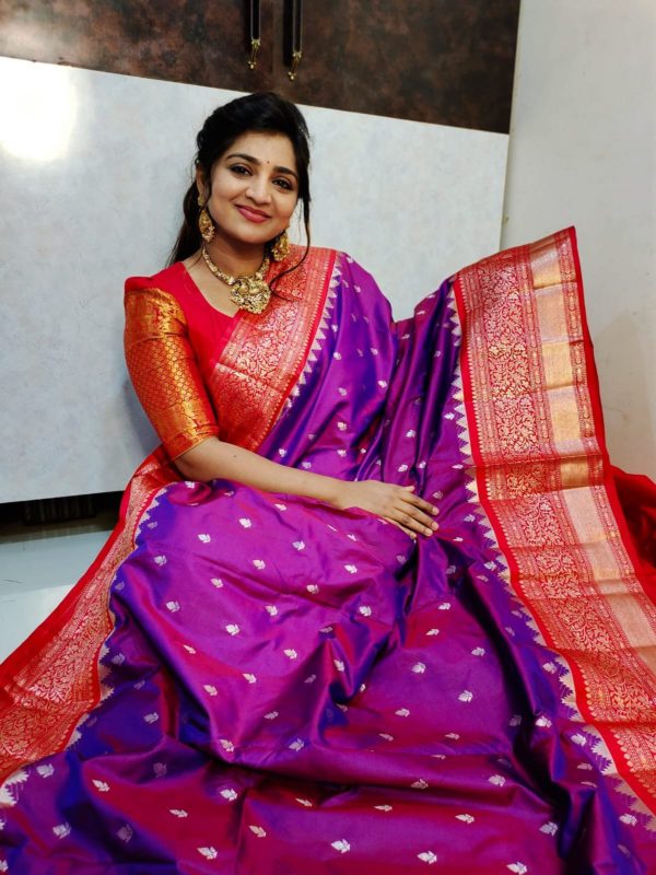 Banarasi katan silk saree