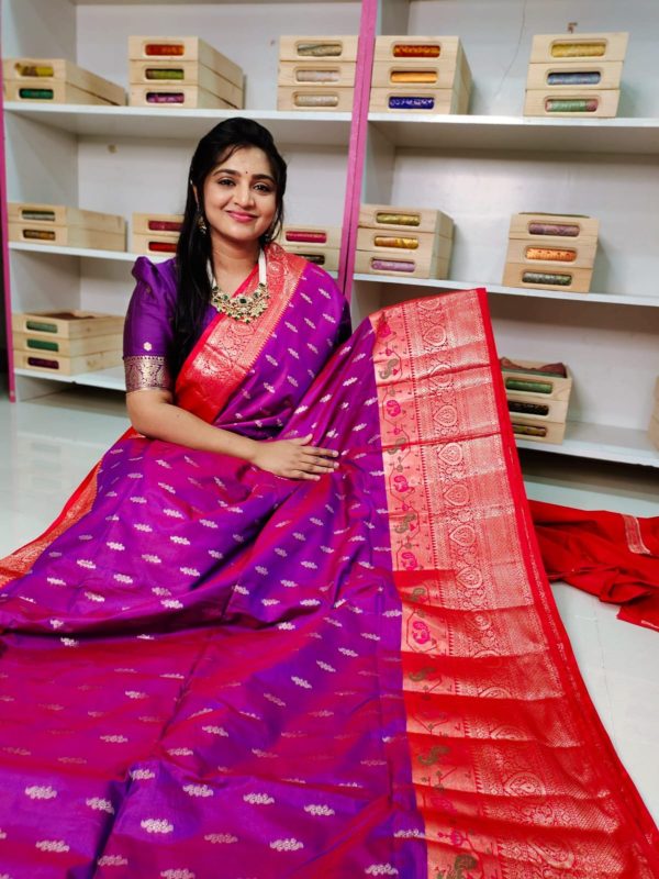 Soft banarasi silk saree