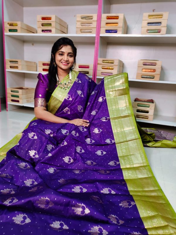 Soft banarasi silk saree