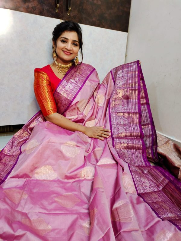 Soft banarasi silk saree