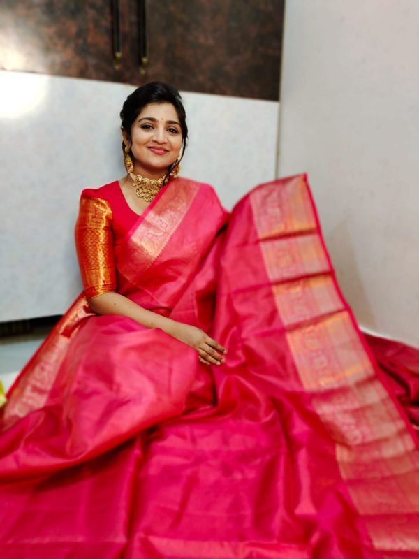 Rawmango silk saree