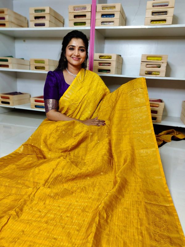 Rawmango silk saree