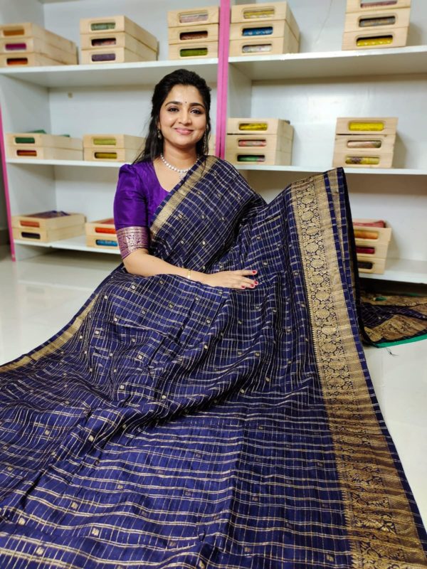 Rawmango silk saree