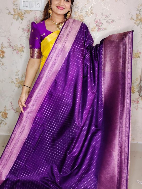 Dhupia na silk saree