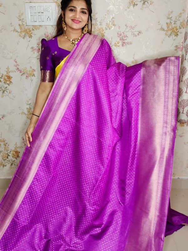 Dhupia na silk saree