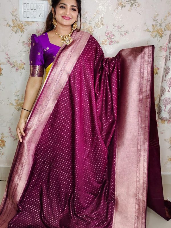 Dhupia na silk saree