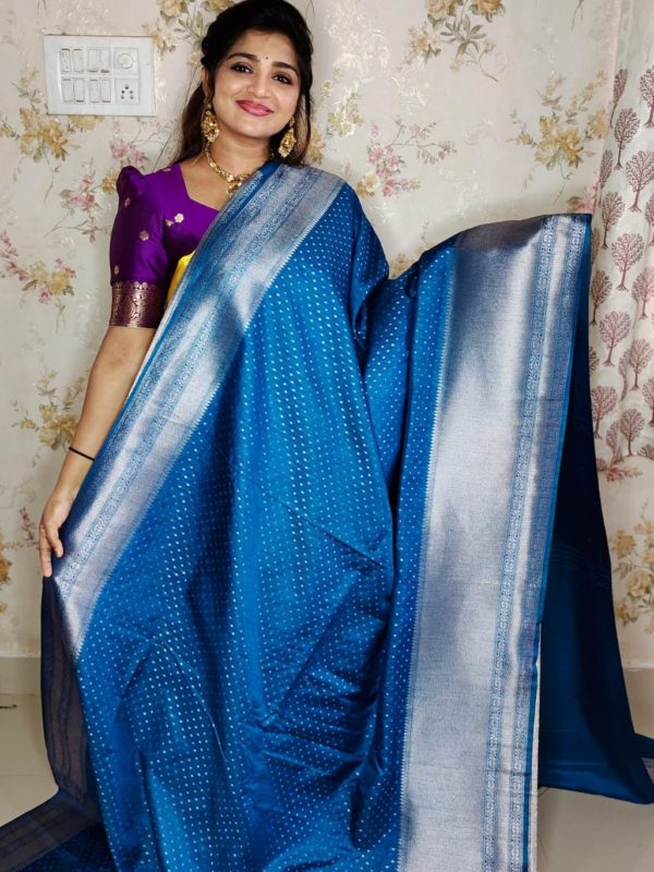 Dhupia na silk saree
