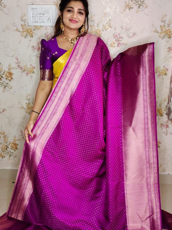 Dhupia na silk saree