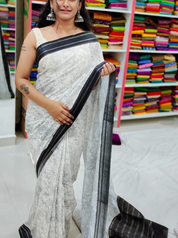 Binni crep silk saree