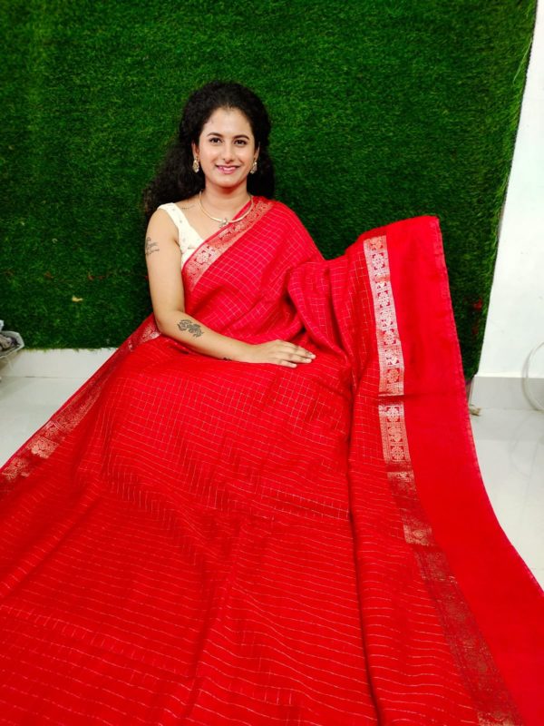 Rawmango silk saree