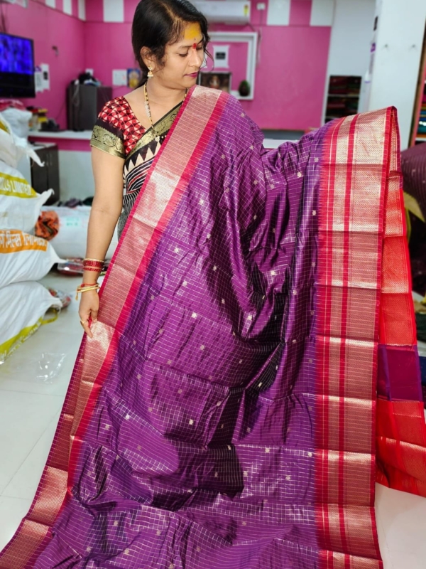 semi gadwal silk saree