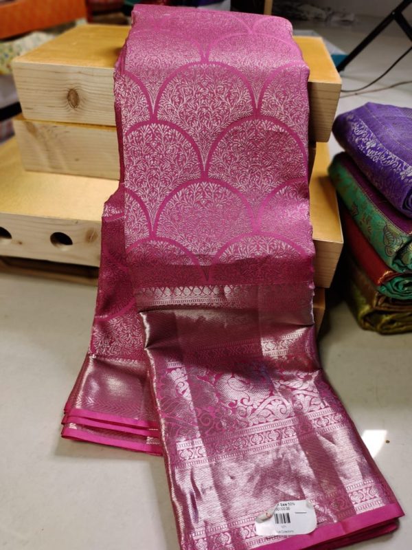100% silk mark certified kanjivaram pattu saree 
80% offer sarees