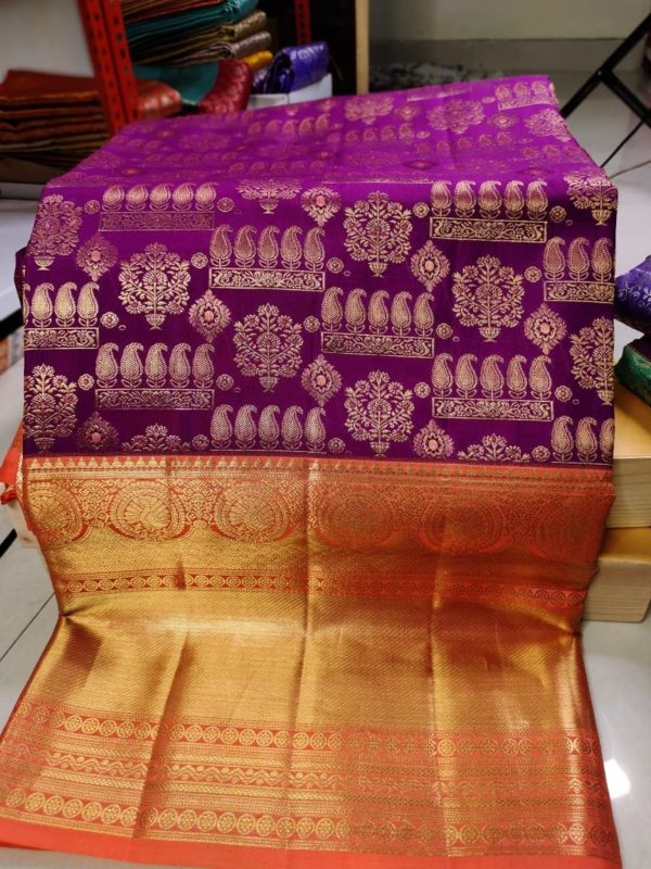 100% silk mark certified kanjivaram pattu saree 
80% offer sarees