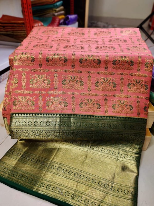 100% silk mark certified kanjivaram pattu saree 
80% offer sarees