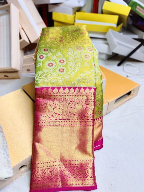 100% silk mark certified kanjivaram pattu saree 
80% offer sarees