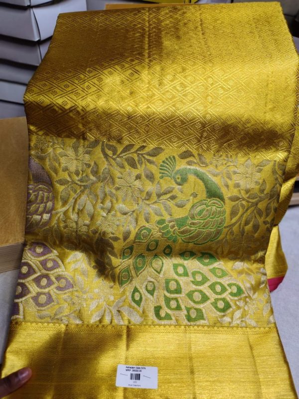 100% silk mark certified kanjivaram pattu saree 
80% offer sarees