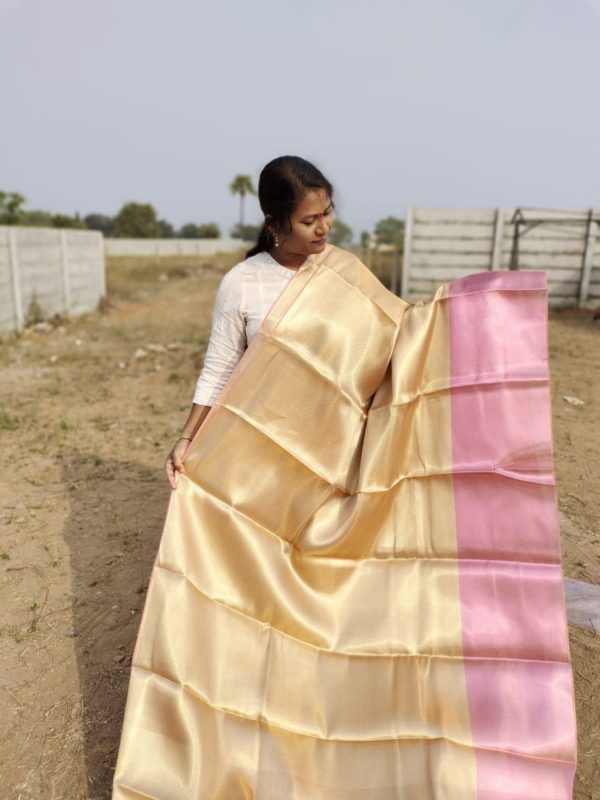 Tishu fancy saree