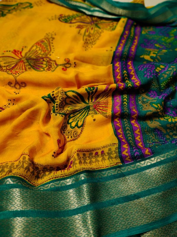Shiffon Georgette saree