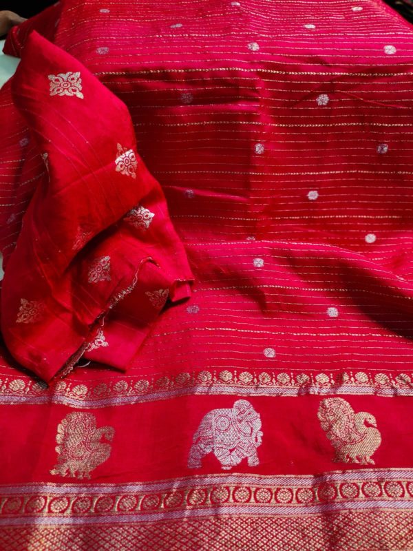 Rawmango silk saree