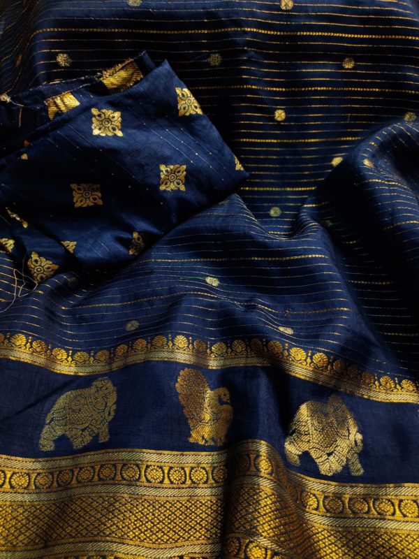 Rawmango silk saree