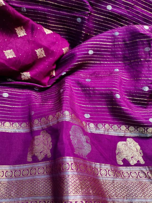 Rawmango silk saree