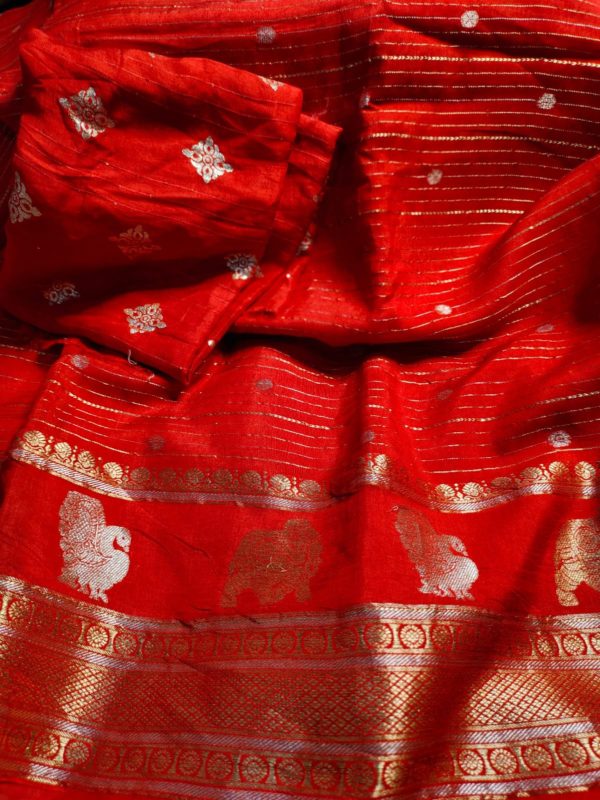 Rawmango silk saree