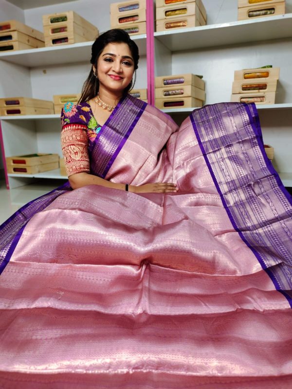 Soft banarasi silk saree