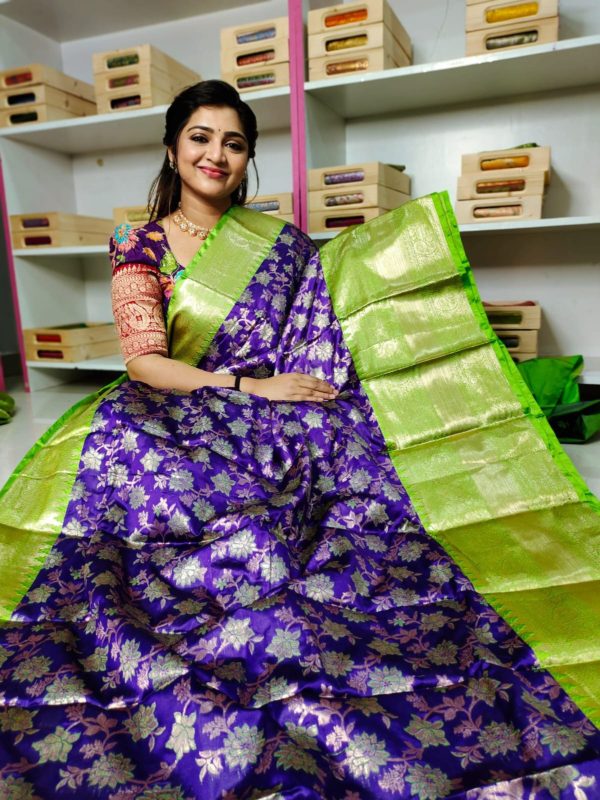 Soft banarasi silk saree