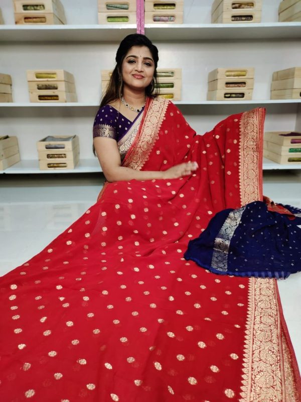 50% Kaddy Georgette sarees
