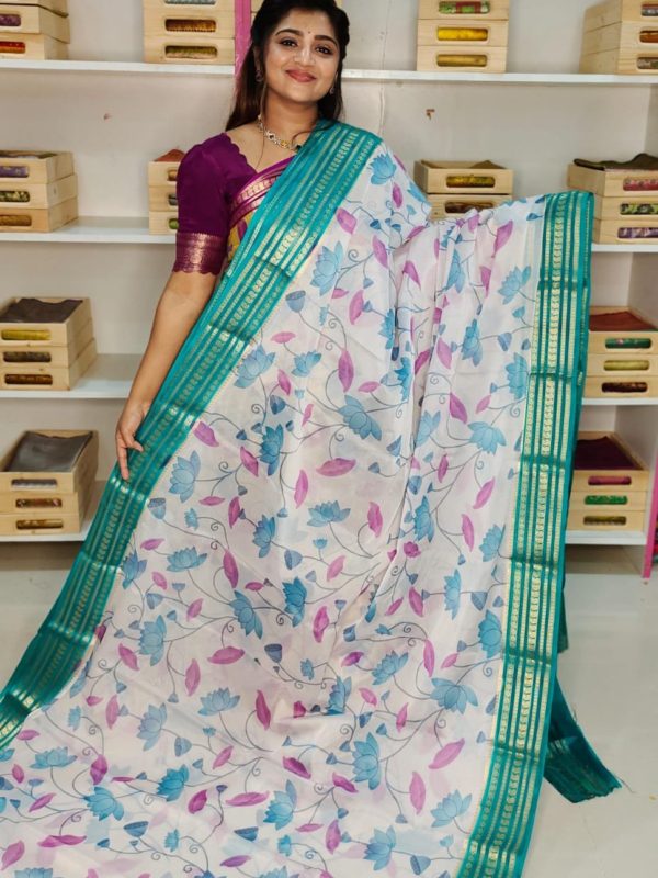 Mysore crepe silk saree