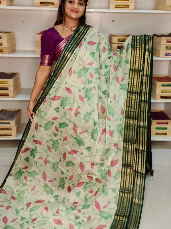 Mysore crepe silk saree