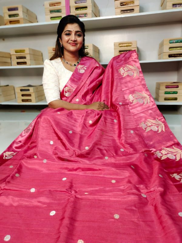 Raw mango silk sarees