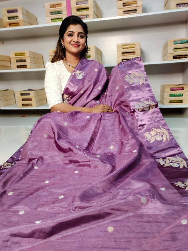 Raw mango silk sarees