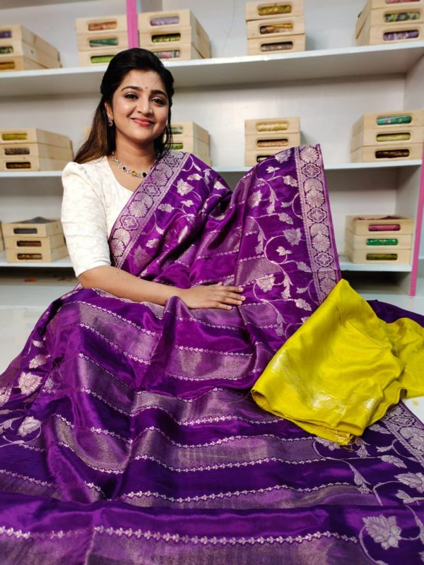 Raw mango silk sarees