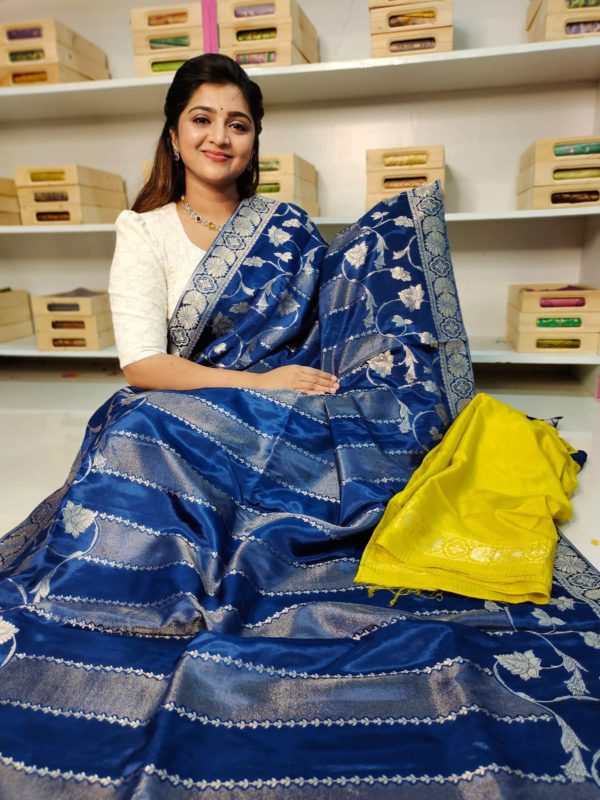 Raw mango silk sarees