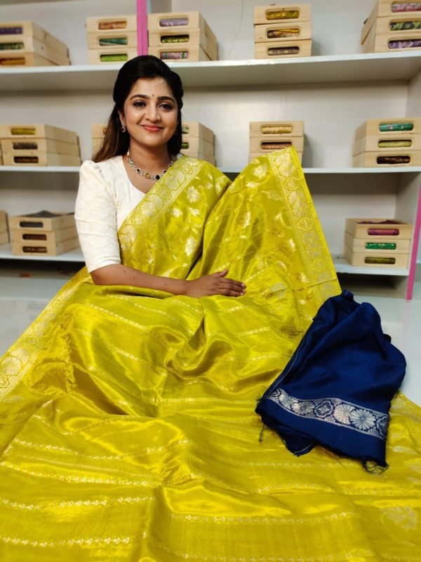 Raw mango silk sarees