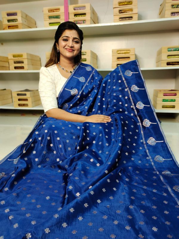 Raw mango silk sarees