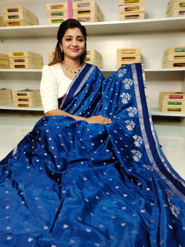 Raw mango silk sarees