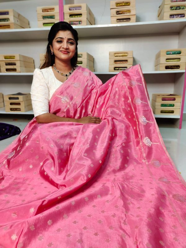 Raw mango silk sarees