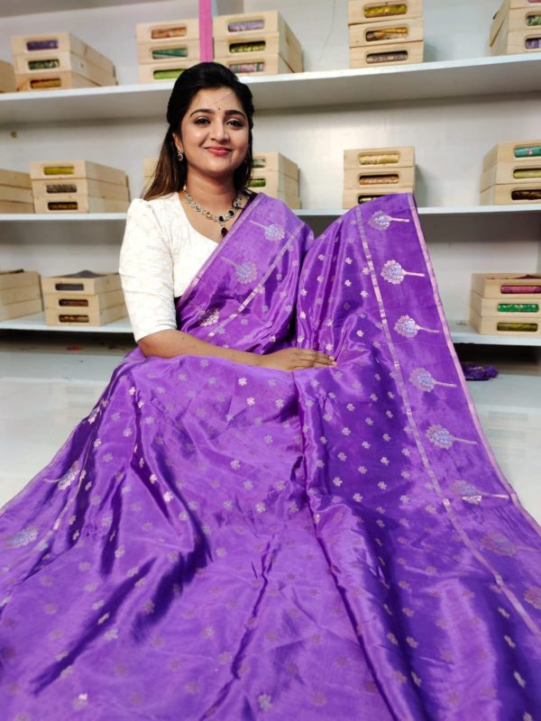Raw mango silk sarees