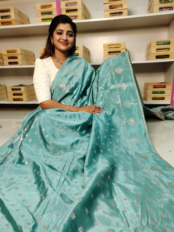 Raw mango silk sarees