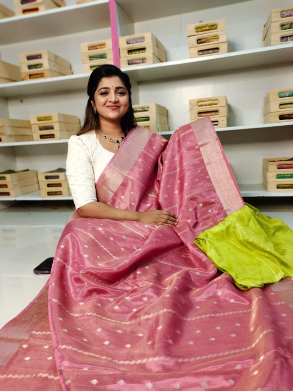 Raw mango silk sarees