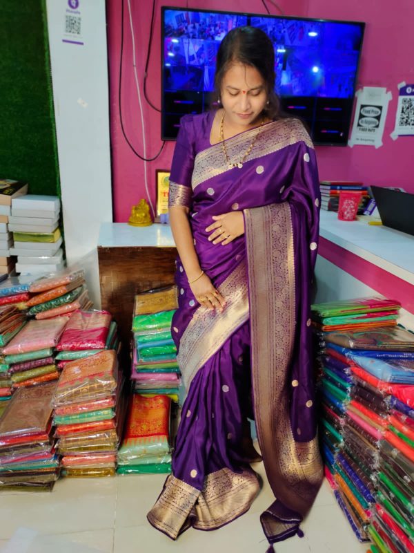 Katan banarasi silk sarees